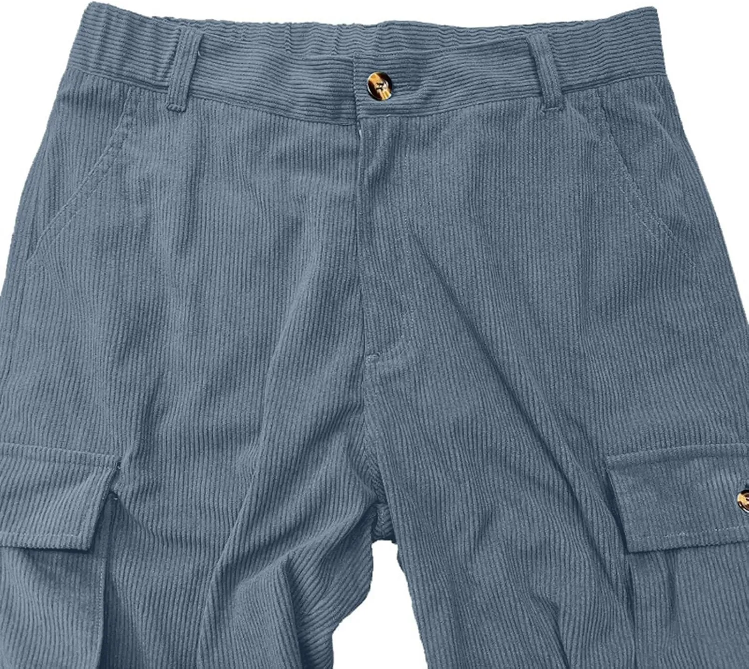 ADHOWBEW Men Cargo Pants Relaxed Fit Stretch Waterproof Construction Hiking Elastic Waist Trousers