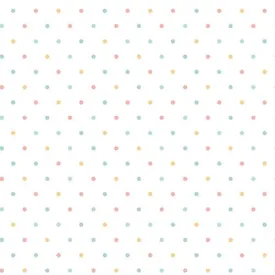 Boho Buddies White  -  1721-01 Dot