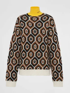 Cashmere and wool turtleneck sweater