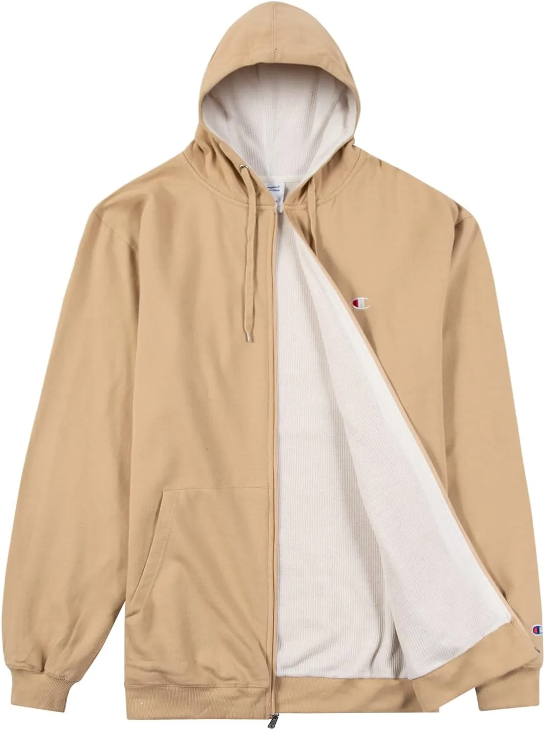 Champion Big and Tall Thermal Lined Hoodies for Men  Mens Fleece Zip Up Hoodie