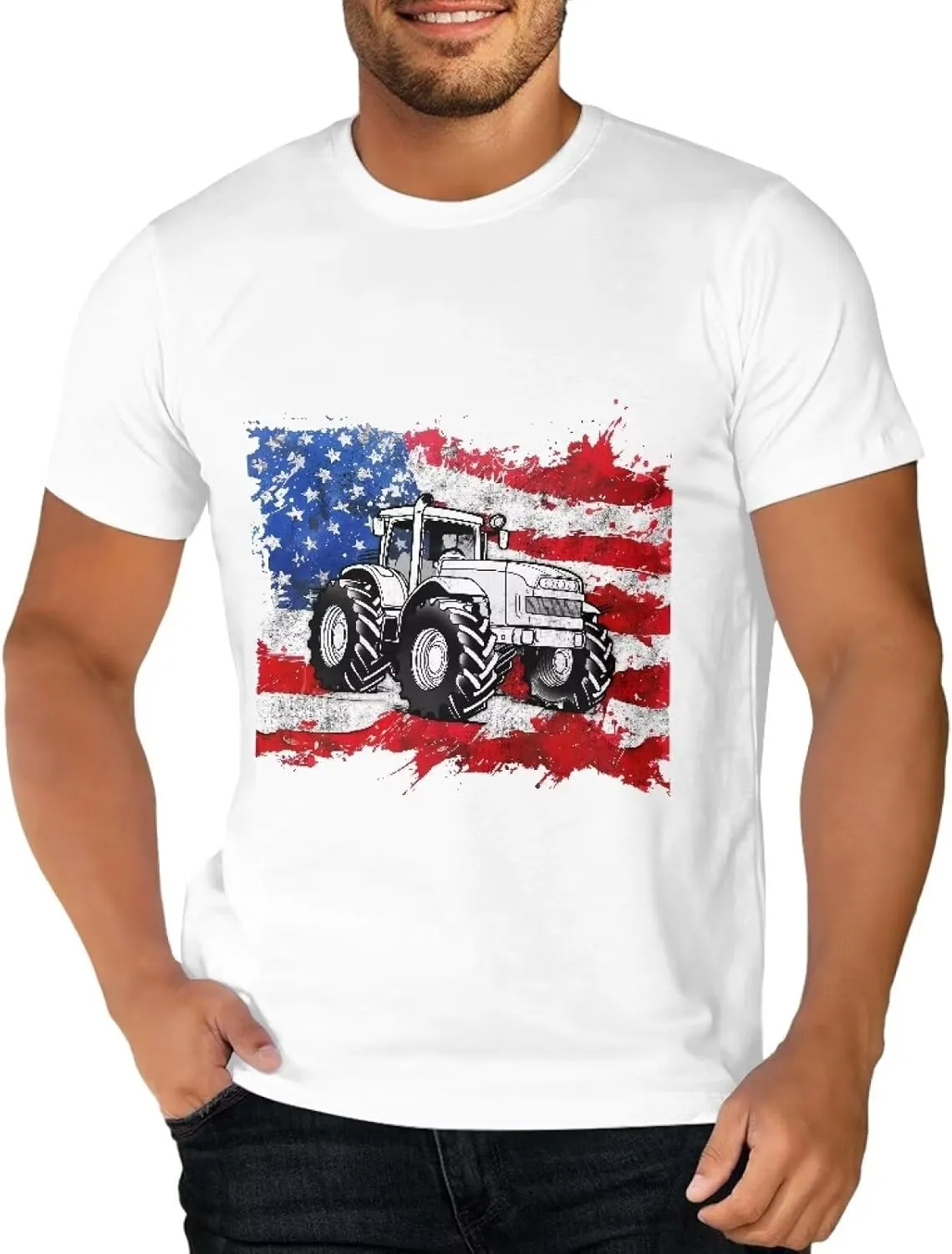 Cozeyat Men's T-Shirts Cotton Crew Neck Tees Short Sleeve Tee Shirts Size S - 5XL