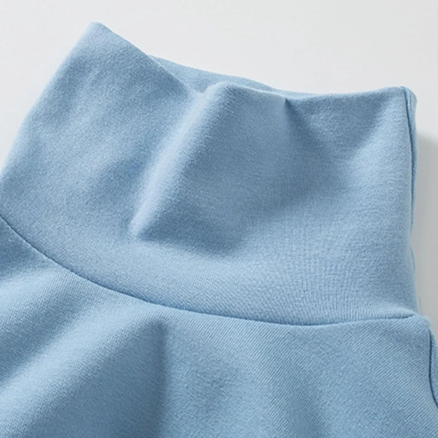 Girls Turtleneck Long Sleeve Shirt, Boys Girls Cotton Pullover Turtle Neck Top, Base Layer Tees