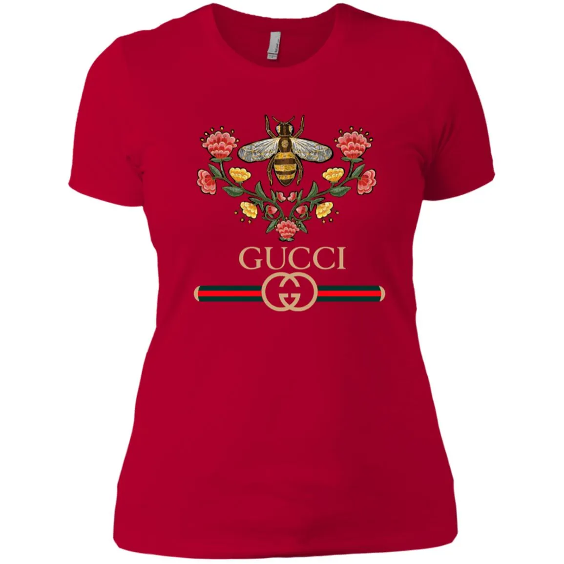 Gucci Logo T-shirt Women Cotton T-Shirt