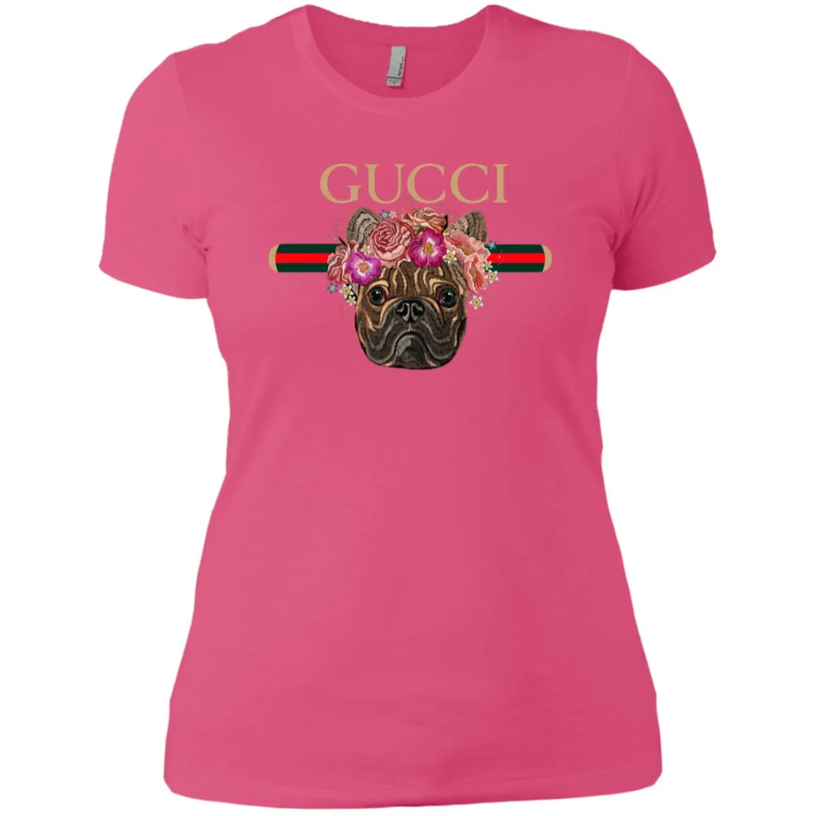 Gucci New Style Bull Dogs T-shirt Women Cotton T-Shirt