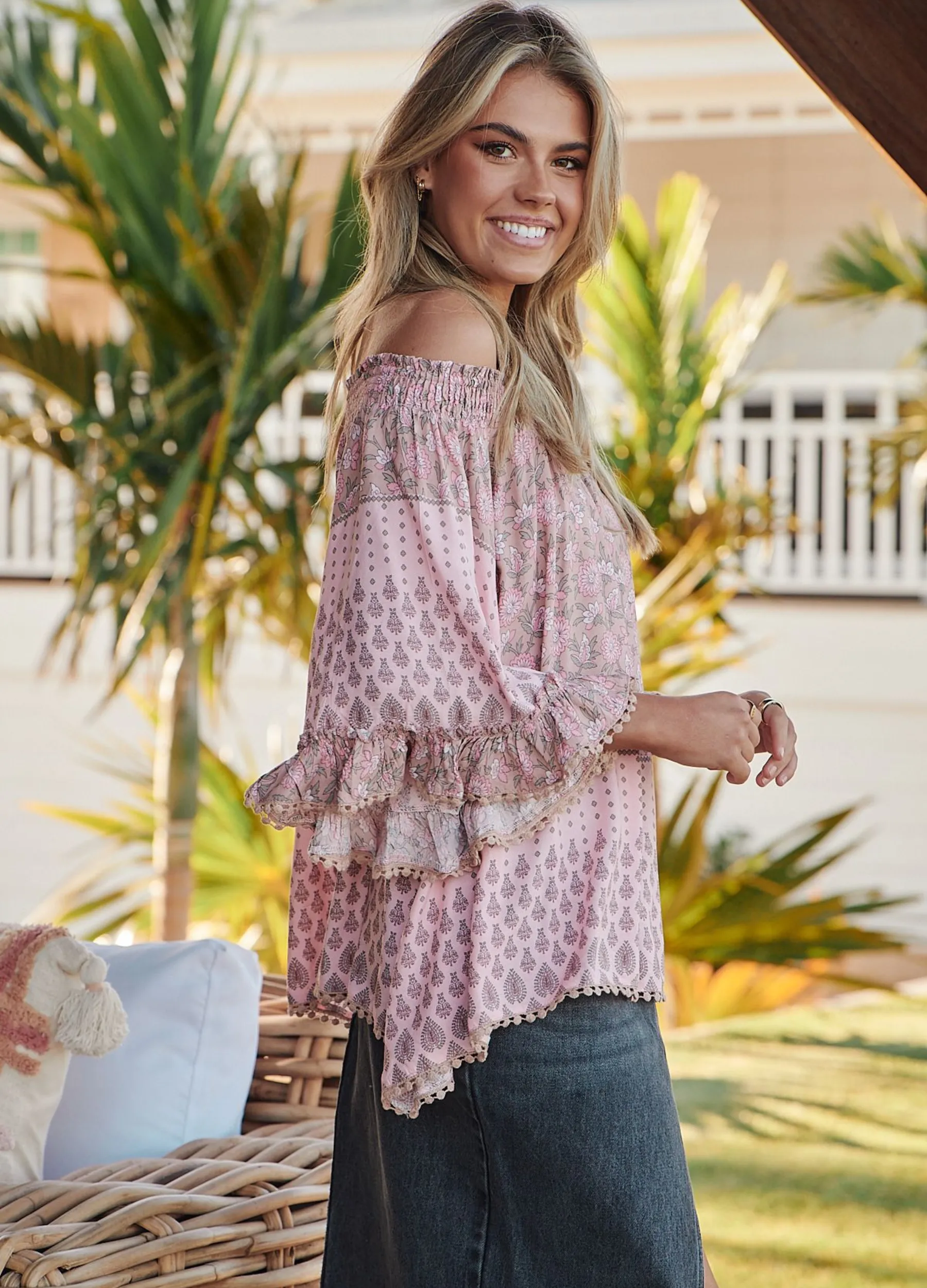 JAASE - Clover Top - Rosabella Print
