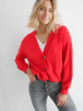 Josie Cardigan Red