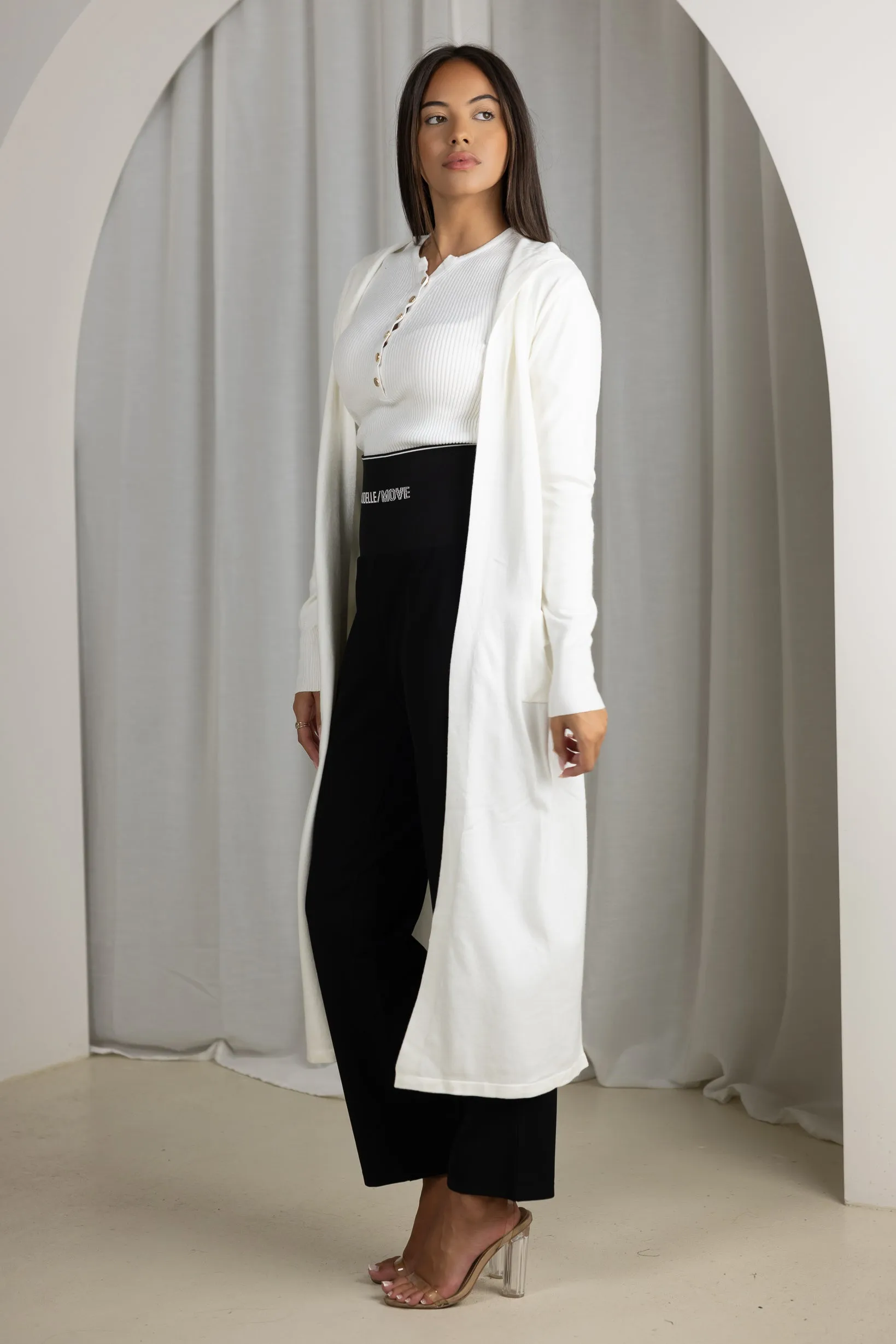Kayo Hooded Knit Cardigan