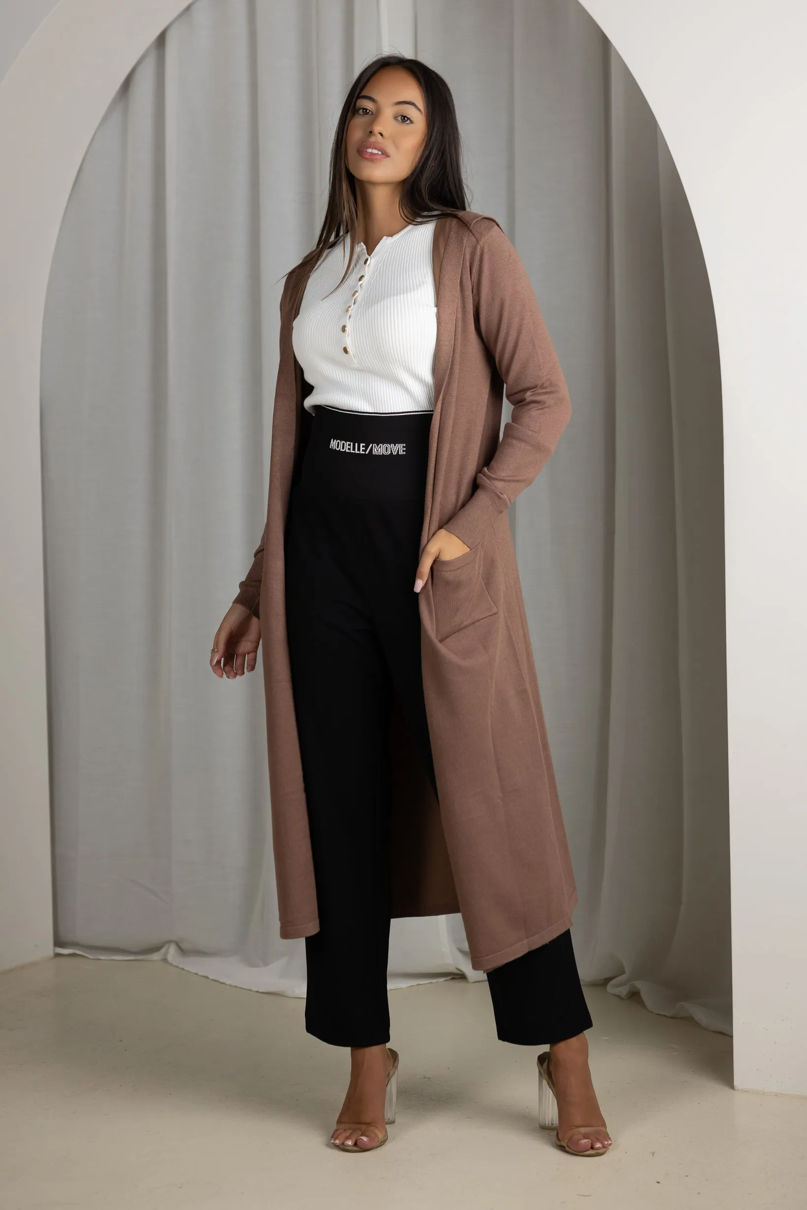 Kayo Hooded Knit Cardigan