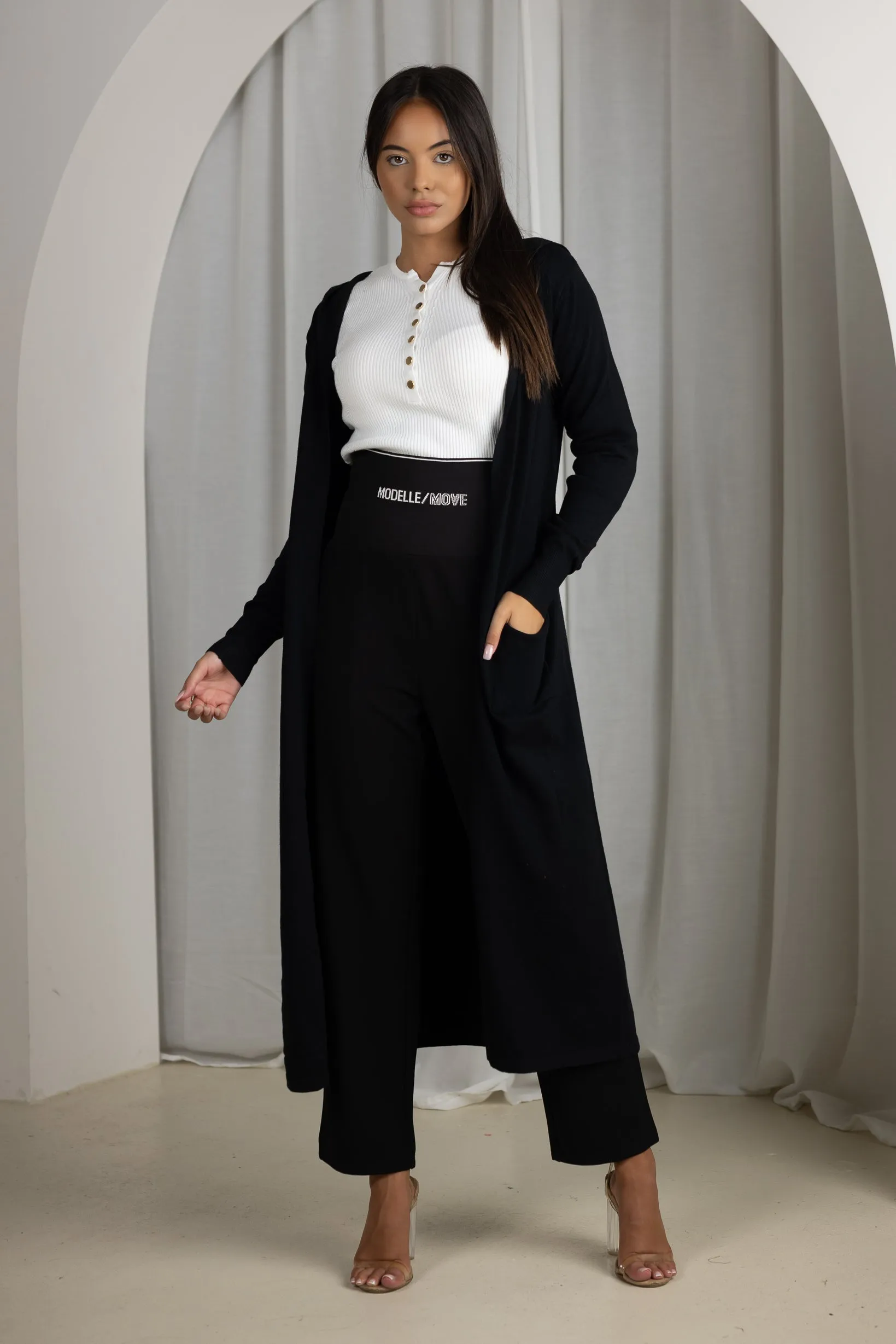 Kayo Hooded Knit Cardigan