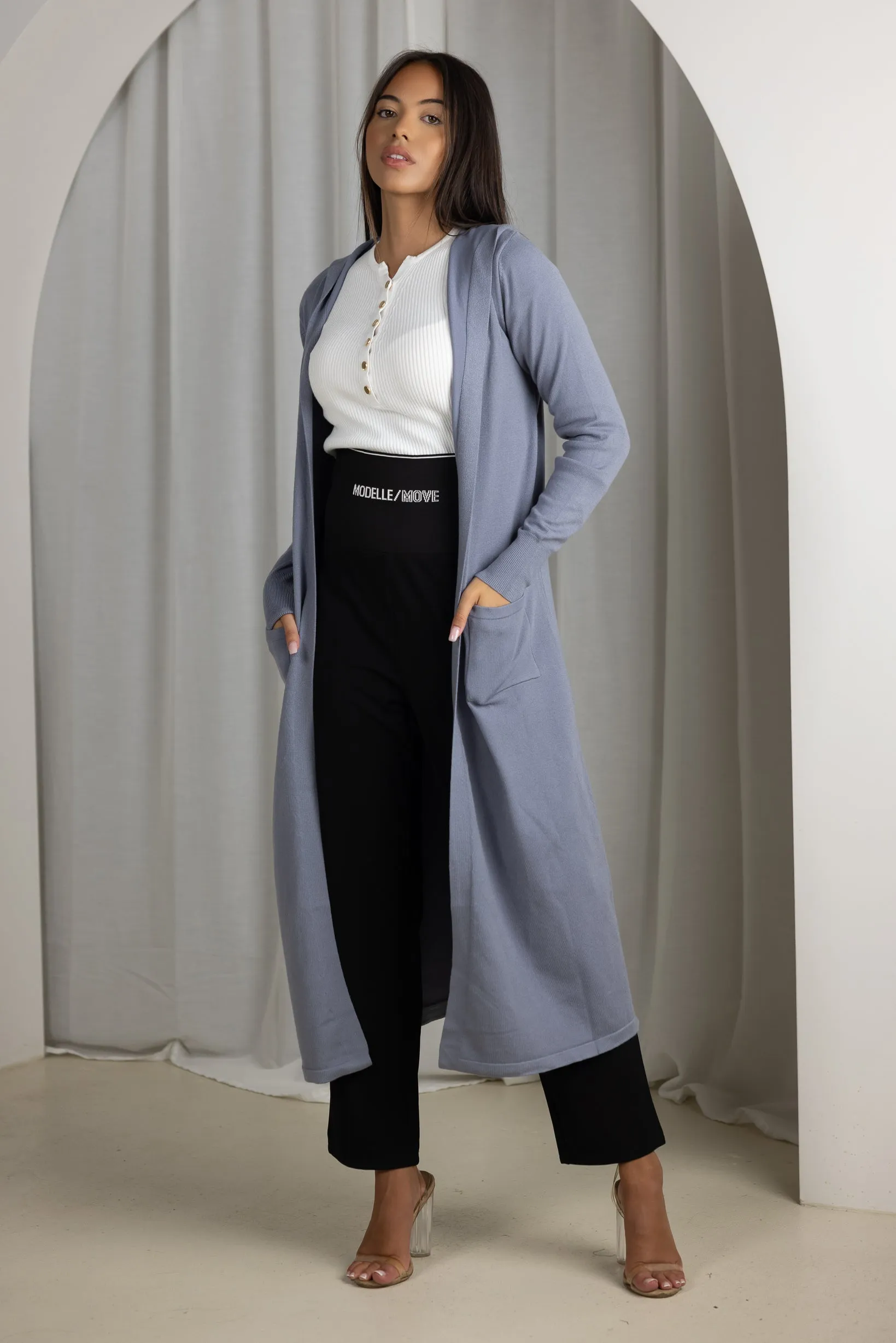Kayo Hooded Knit Cardigan
