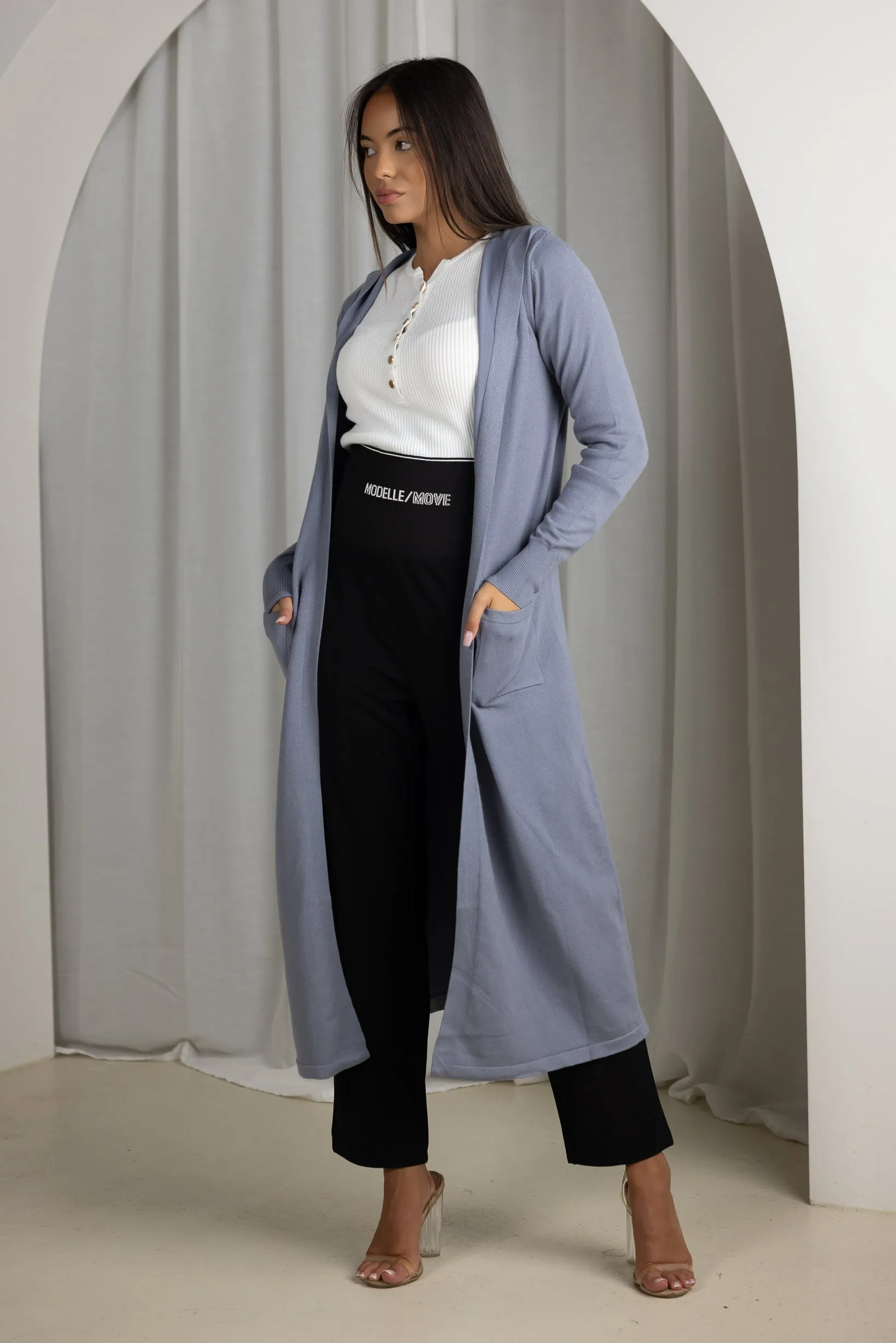 Kayo Hooded Knit Cardigan