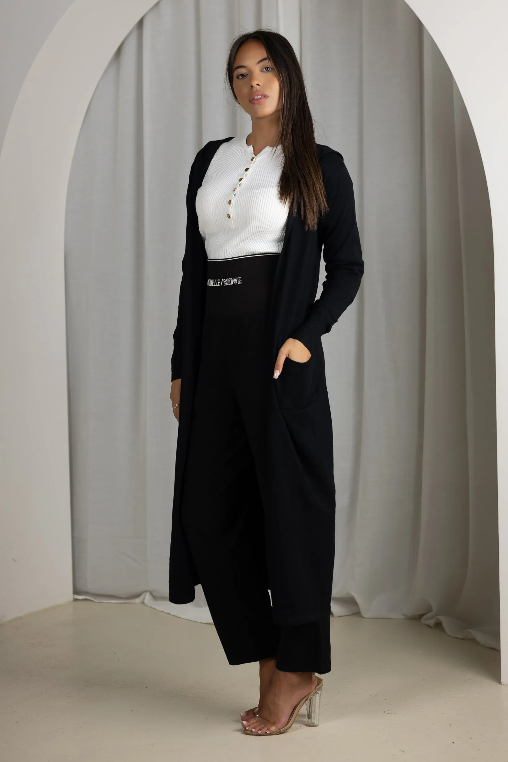 Kayo Hooded Knit Cardigan