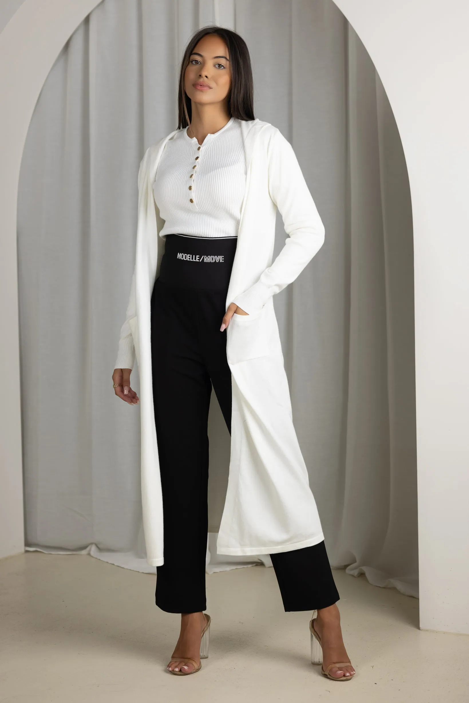 Kayo Hooded Knit Cardigan