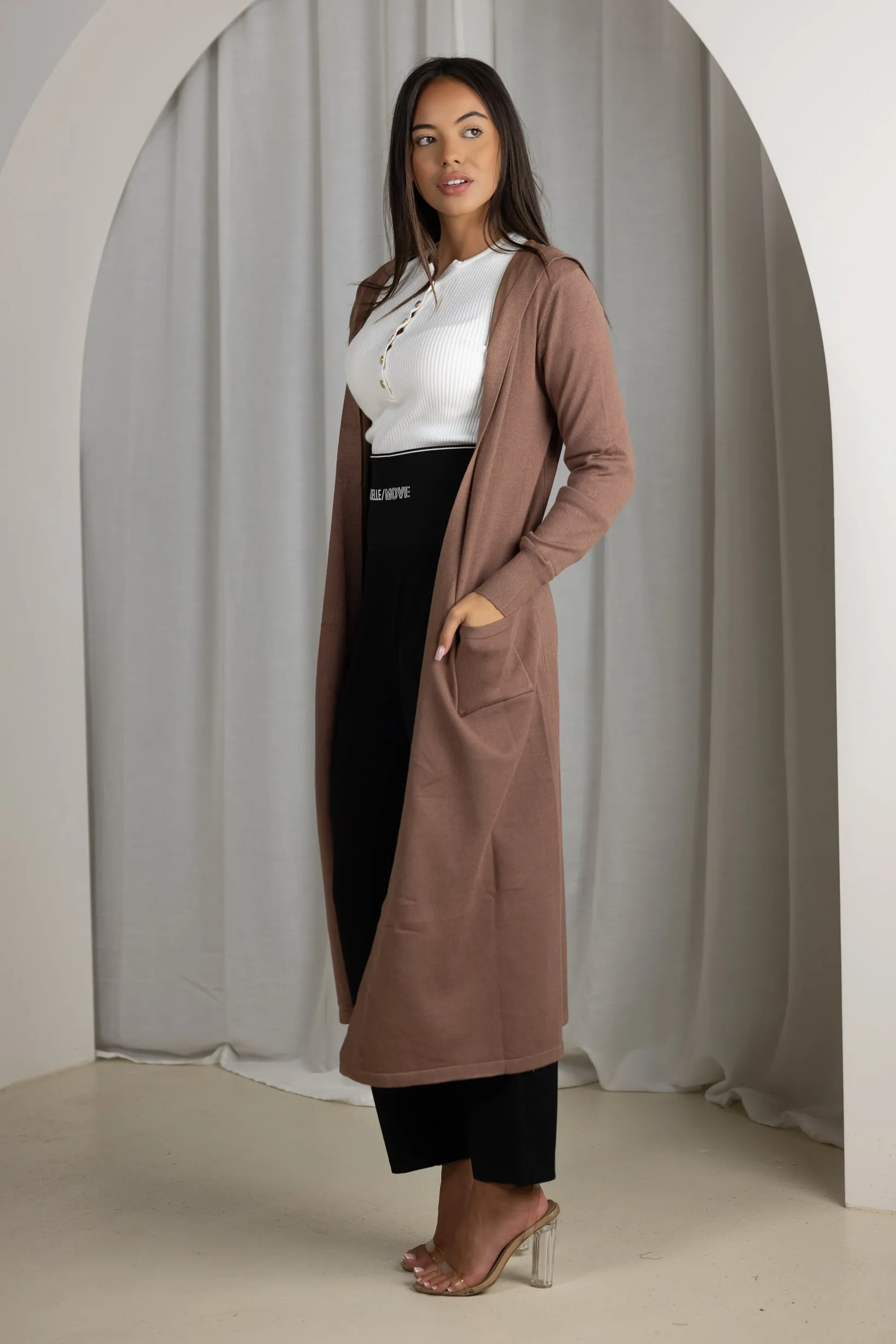 Kayo Hooded Knit Cardigan