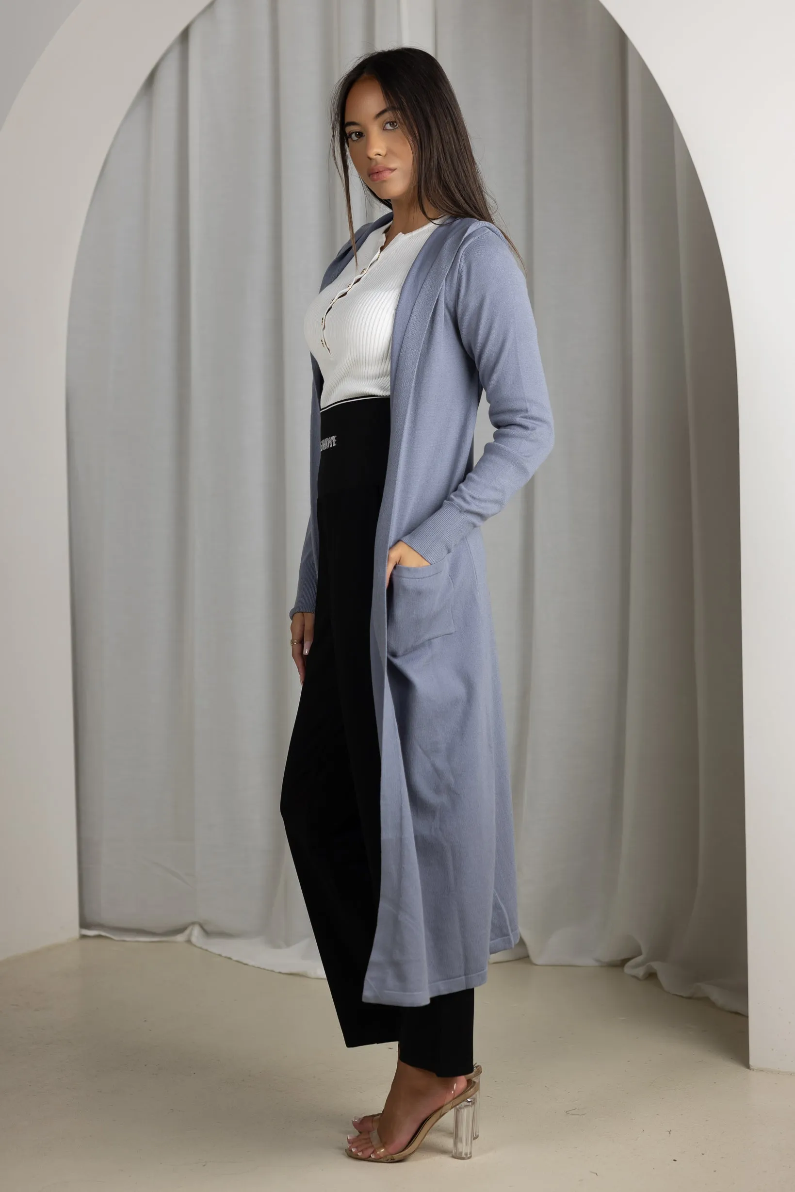 Kayo Hooded Knit Cardigan