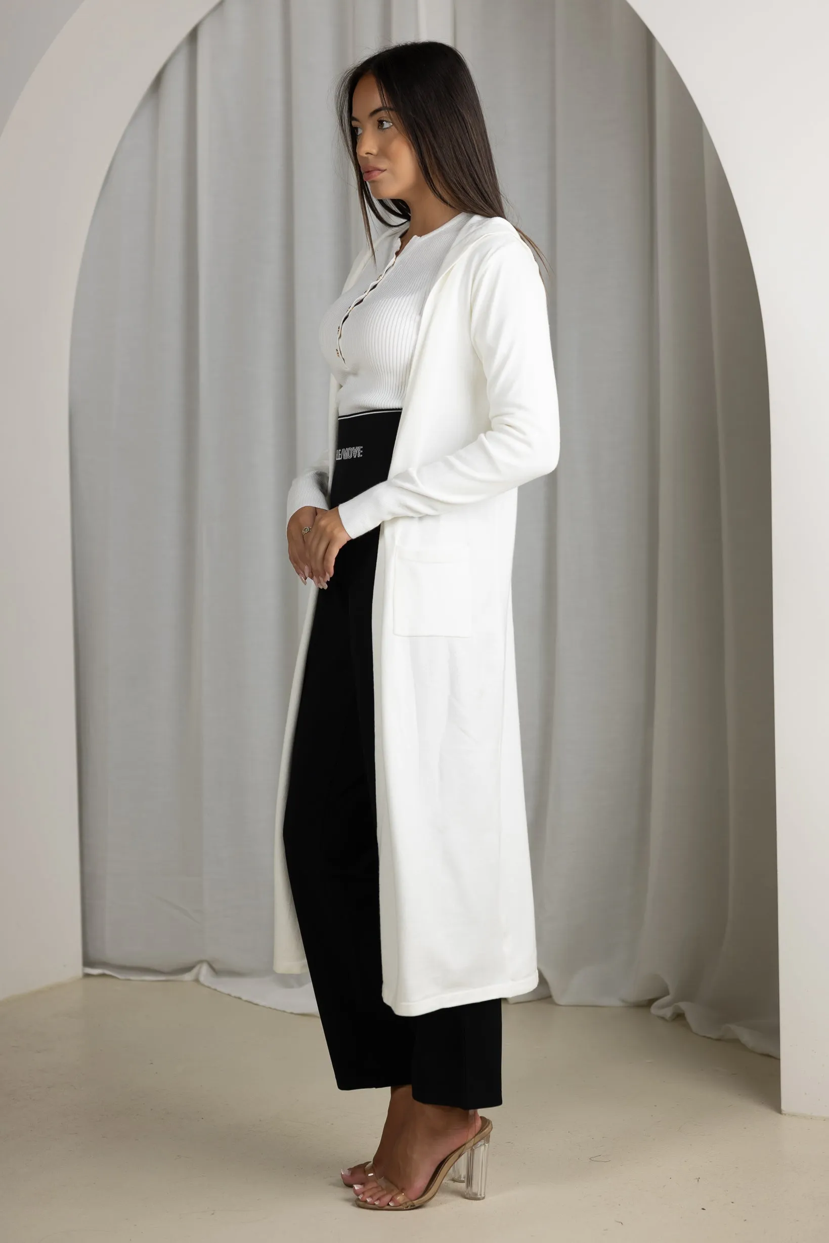 Kayo Hooded Knit Cardigan