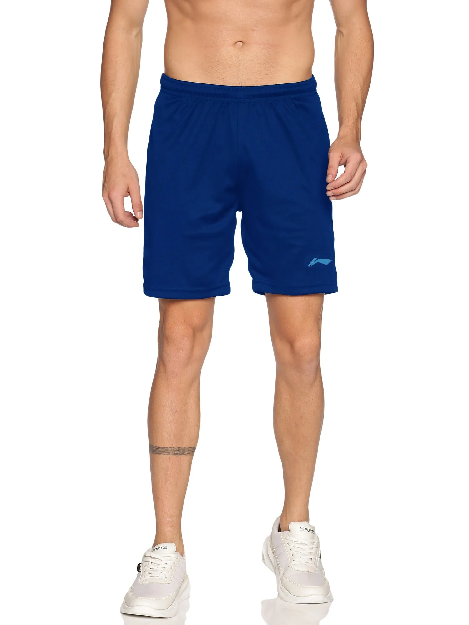 Li-Ning Turbo Dri Polygenta Badminton Shorts, Royal Blue