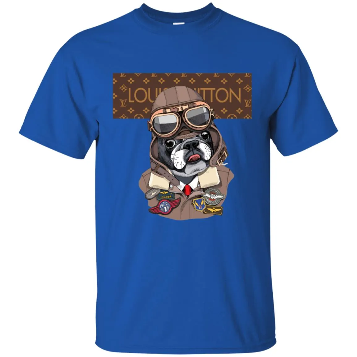 Louis Vuitton T-shirt Style Dogs T-shirt Men Cotton T-Shirt