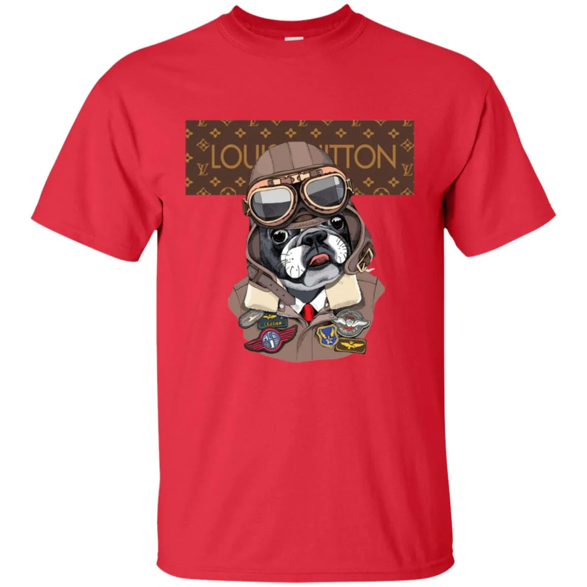 Louis Vuitton T-shirt Style Dogs T-shirt Men Cotton T-Shirt