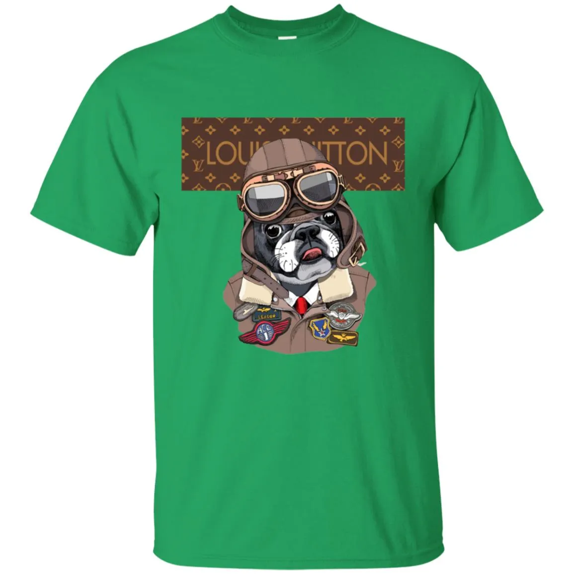 Louis Vuitton T-shirt Style Dogs T-shirt Men Cotton T-Shirt