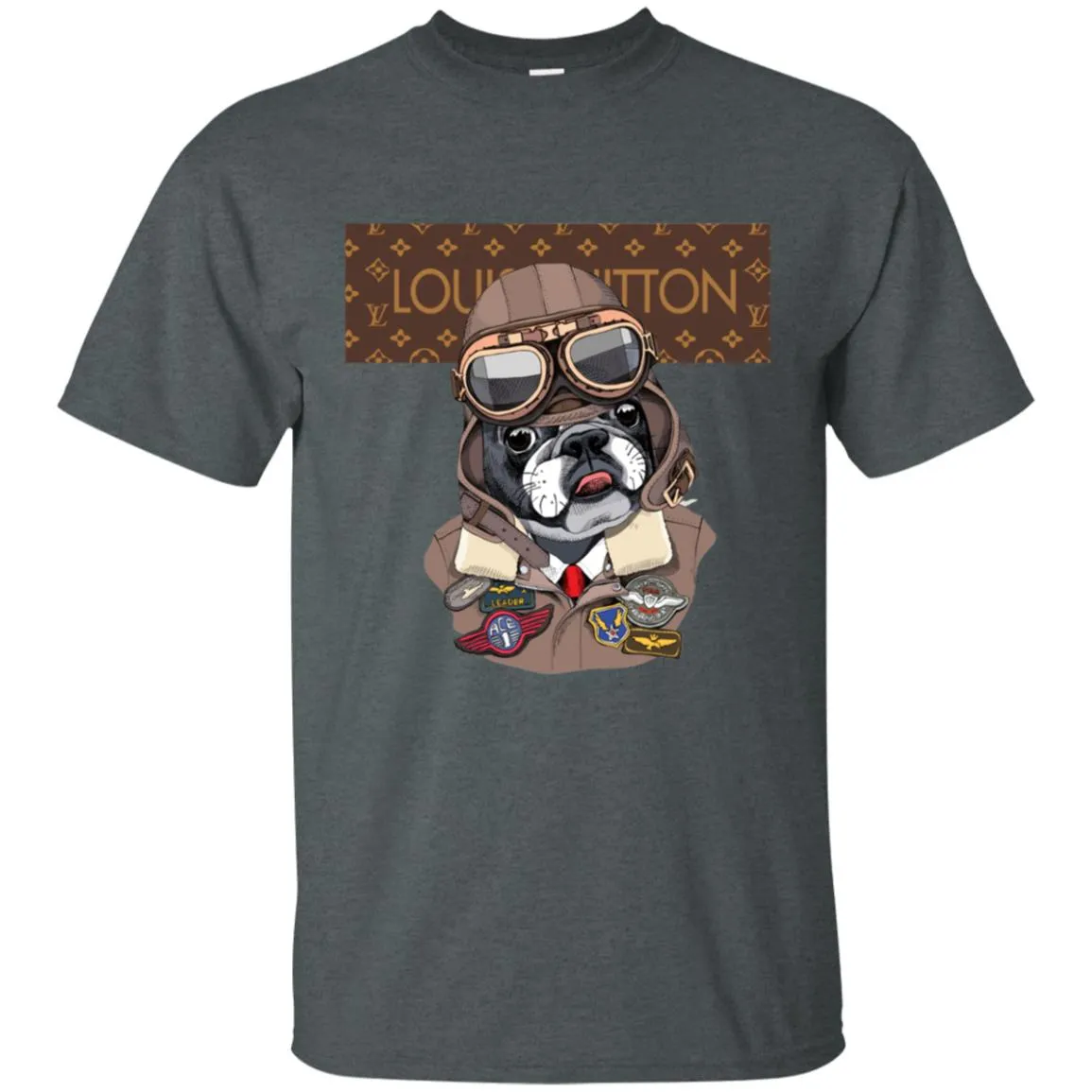 Louis Vuitton T-shirt Style Dogs T-shirt Men Cotton T-Shirt
