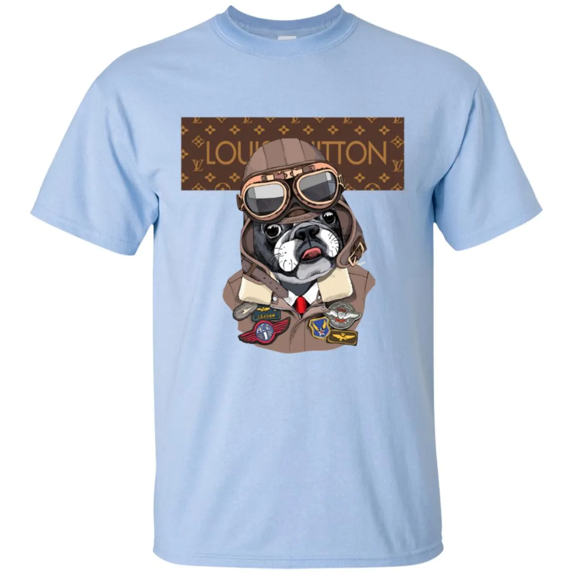 Louis Vuitton T-shirt Style Dogs T-shirt Men Cotton T-Shirt
