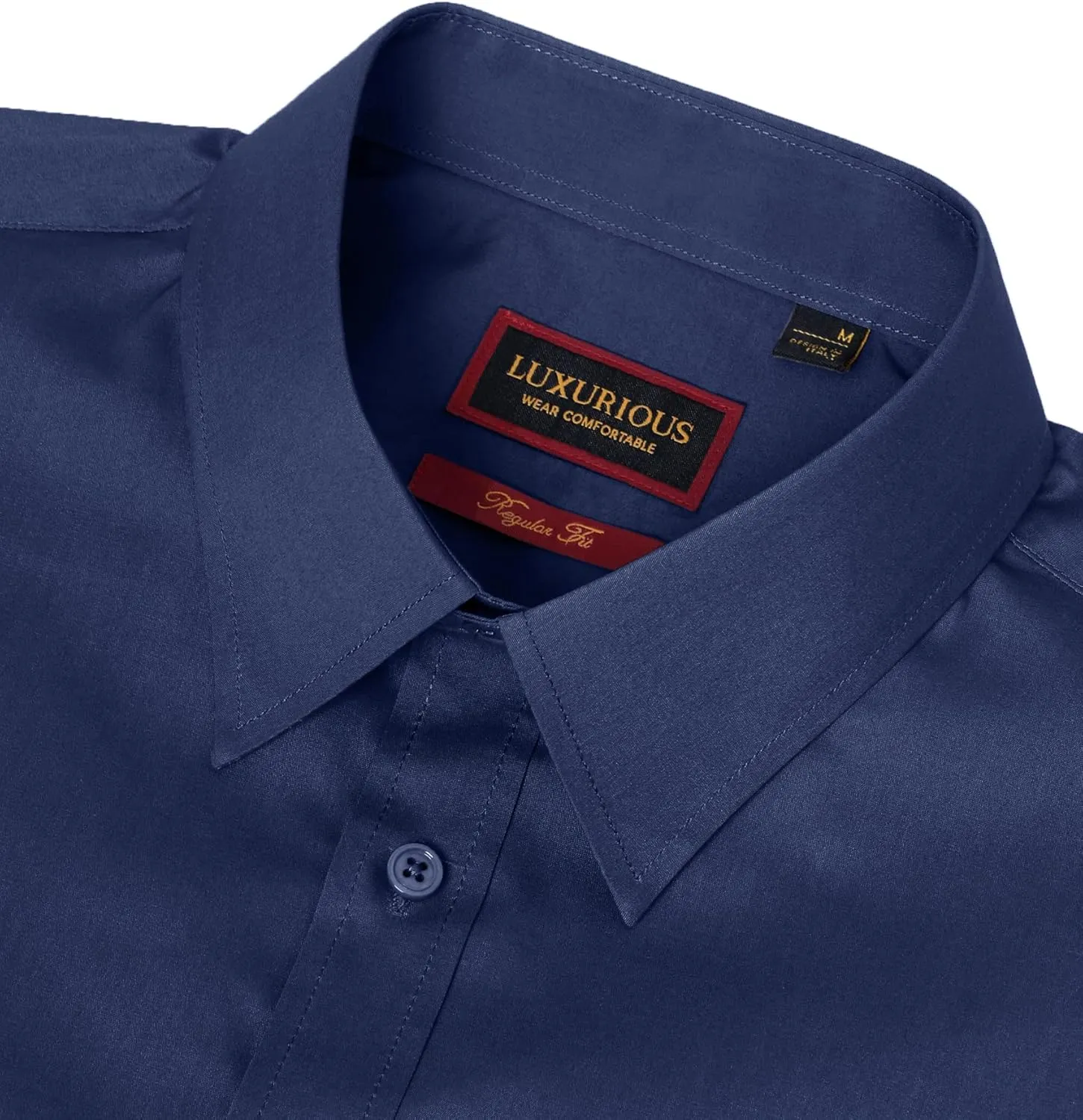 Mens Dress Shirts Long Sleeve Dress Shirts for Men Cotton Button Down Shirt Regular Big and Tall Dress Shirts