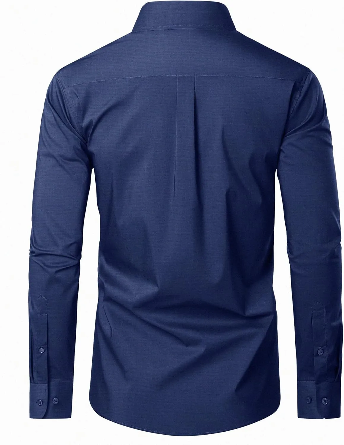Mens Dress Shirts Long Sleeve Dress Shirts for Men Cotton Button Down Shirt Regular Big and Tall Dress Shirts