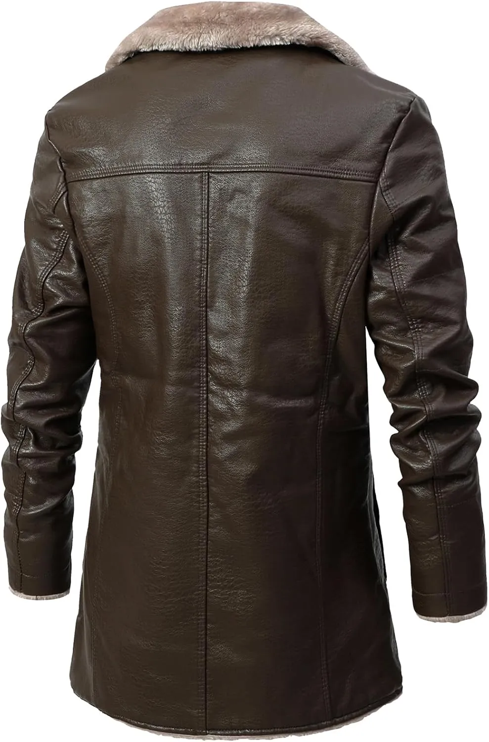 Mens Genuine Leather Bomber Jacket Shearling Jacket Coat,B-3 Bomber Jacket Jacket WinterPadded Windbreaker