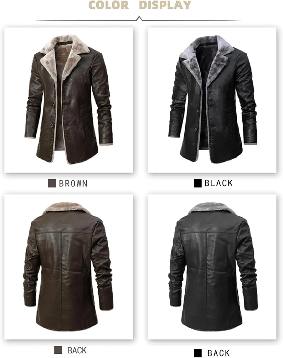 Mens Genuine Leather Bomber Jacket Shearling Jacket Coat,B-3 Bomber Jacket Jacket WinterPadded Windbreaker
