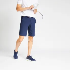 Men's golf shorts - WW500 dark blue INESIS, dark blue