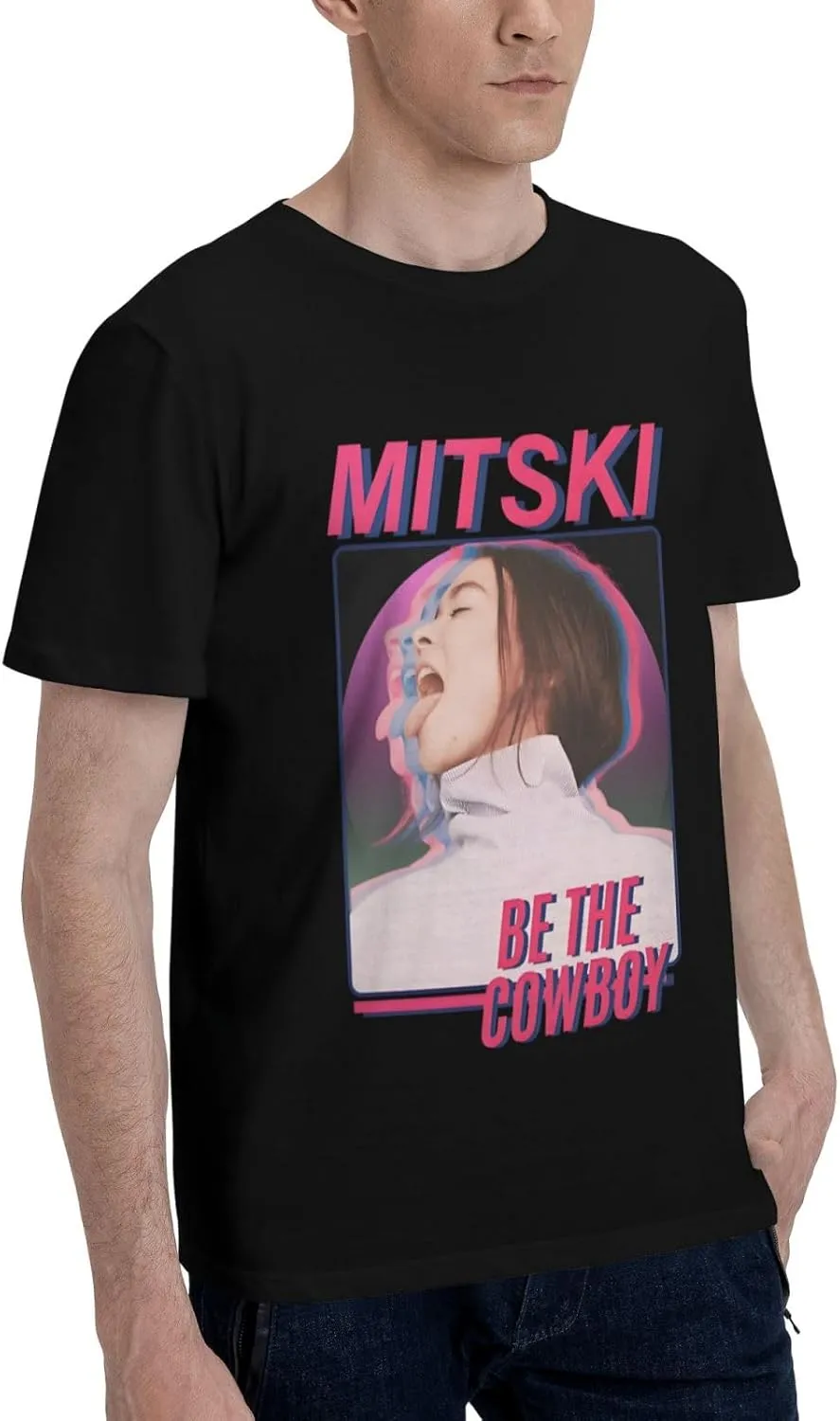 Men's Music Shirt Fashionable Pure Cotton Singer Print Top Loose Summer Music Fan Tour Short Sleeve T-Shirt Unisex
