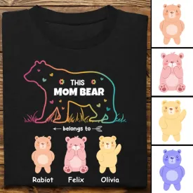 Mother - This Mama Bear Belongs To - Personalized T Shirt