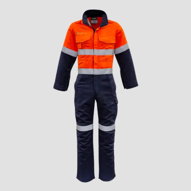 ORANGE FLAME OVERALLS
