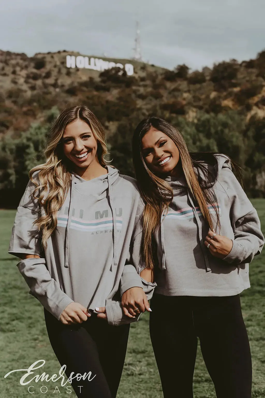 Phi Mu PR Cropped Hoodie