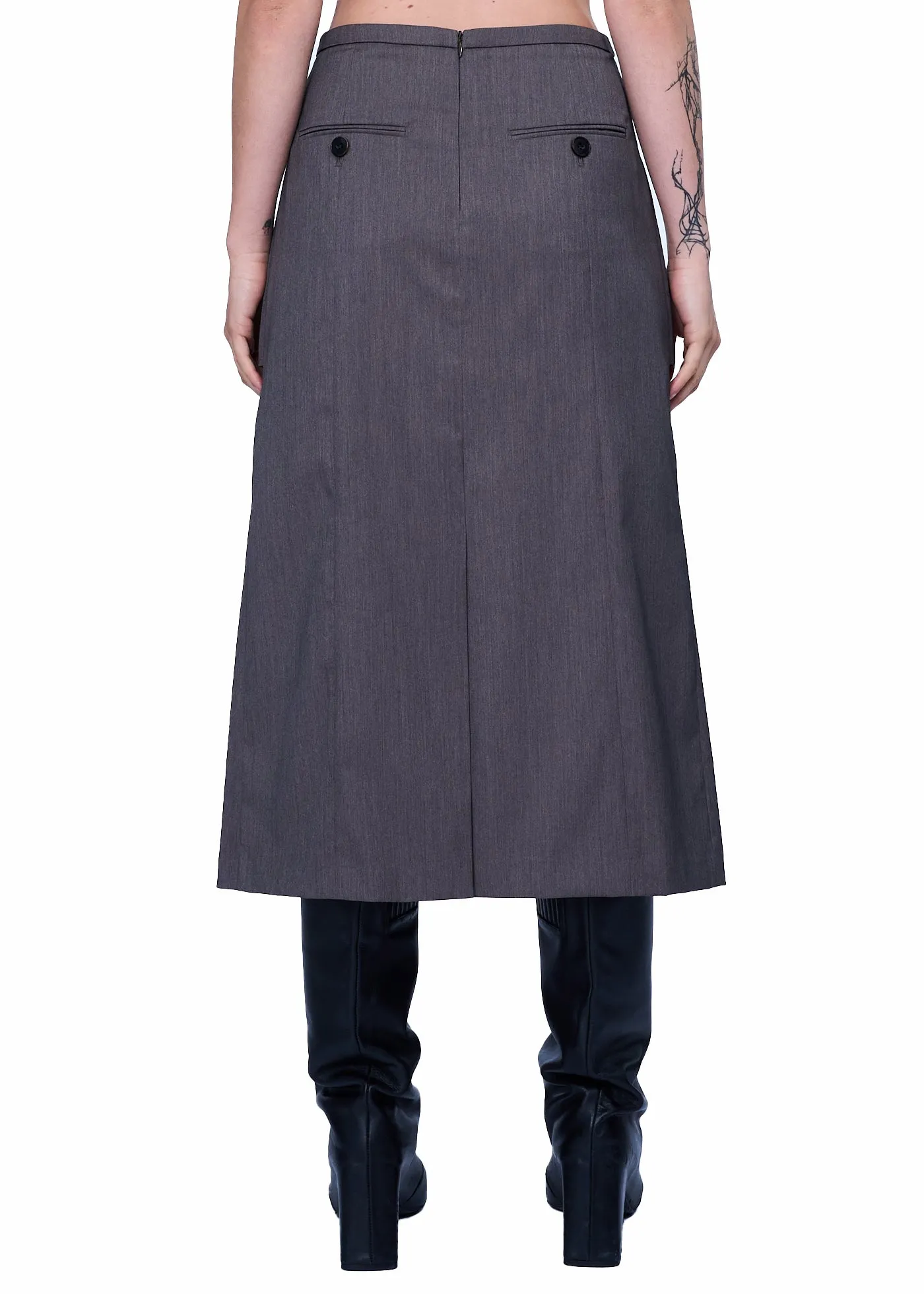 épingler 2-Pleats Skirt