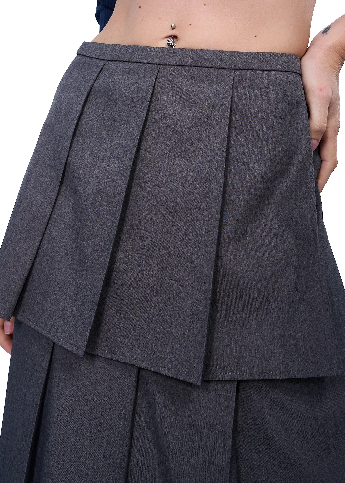 épingler 2-Pleats Skirt