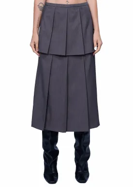 épingler 2-Pleats Skirt