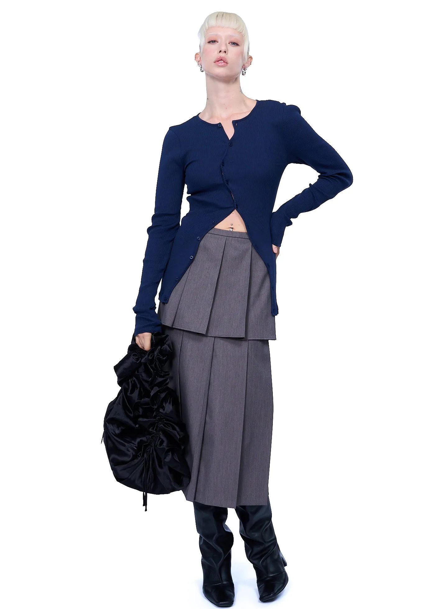 épingler 2-Pleats Skirt