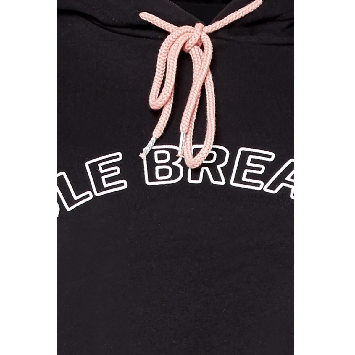 RULE BREAKER crop hoodie