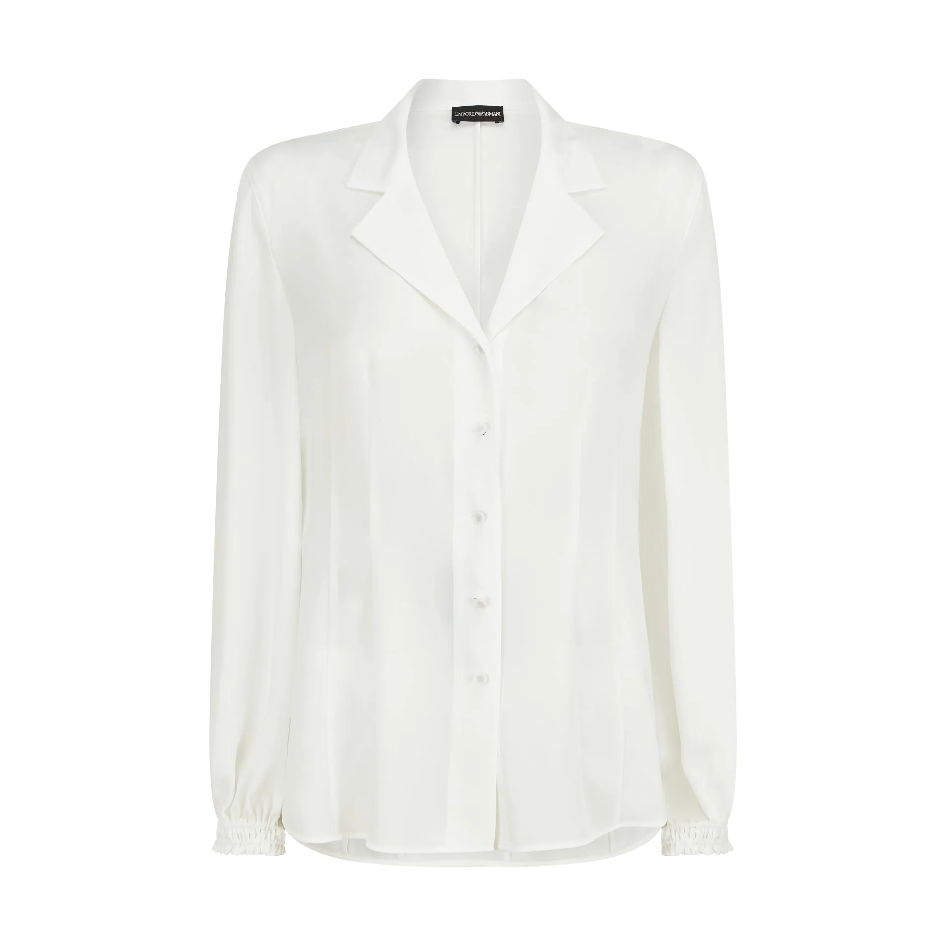 Sable Pleated White Shirt