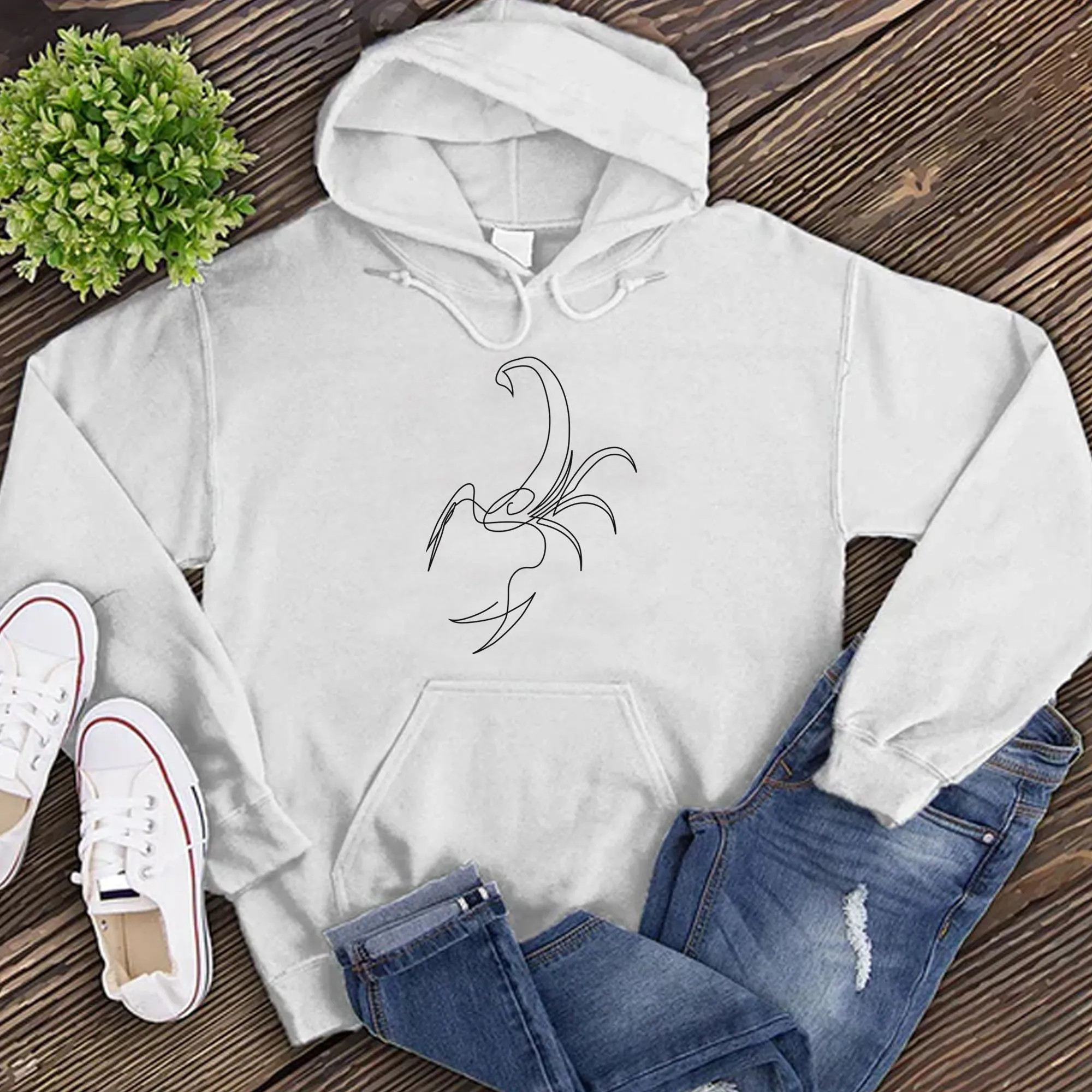Scorpio Simple Outline Hoodie