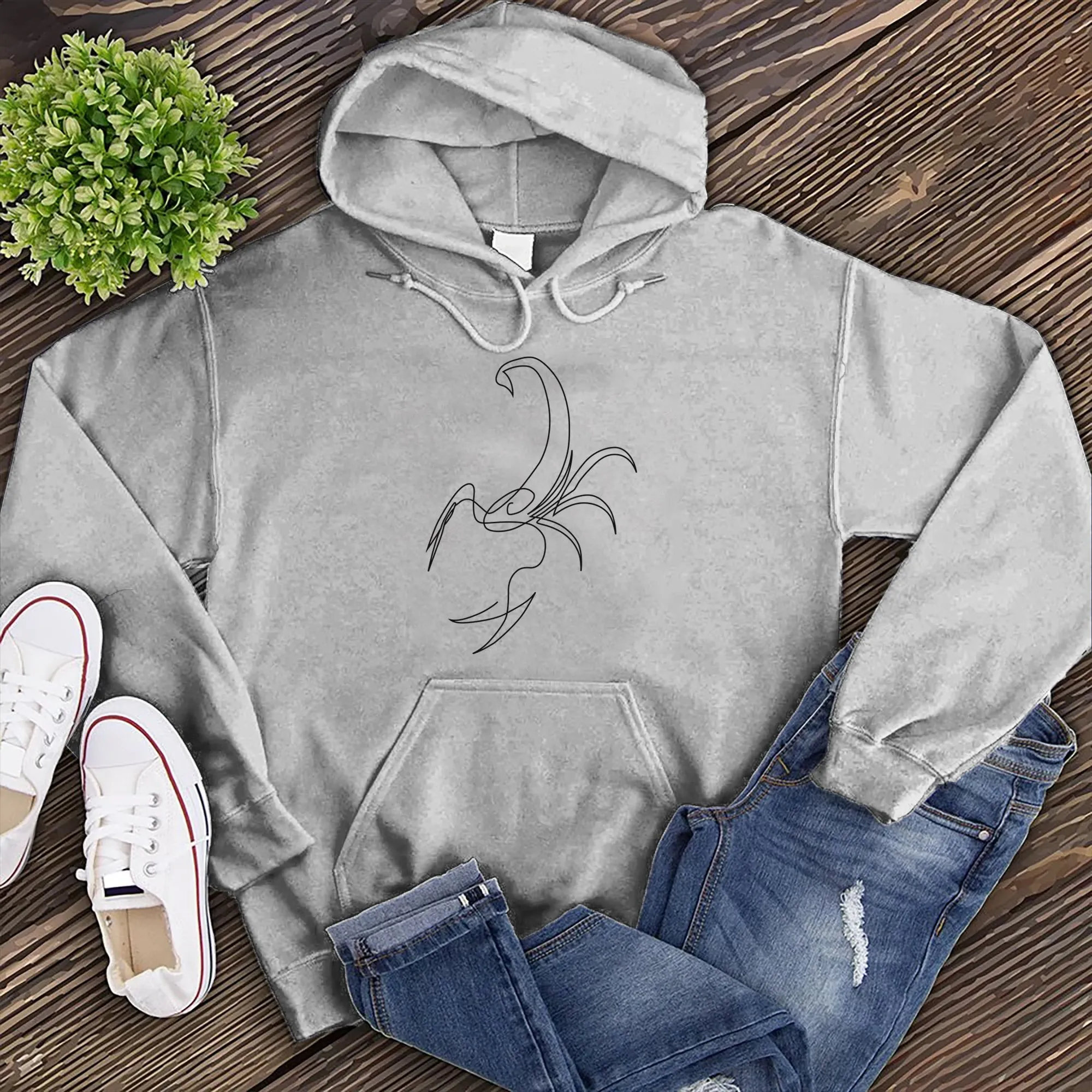 Scorpio Simple Outline Hoodie