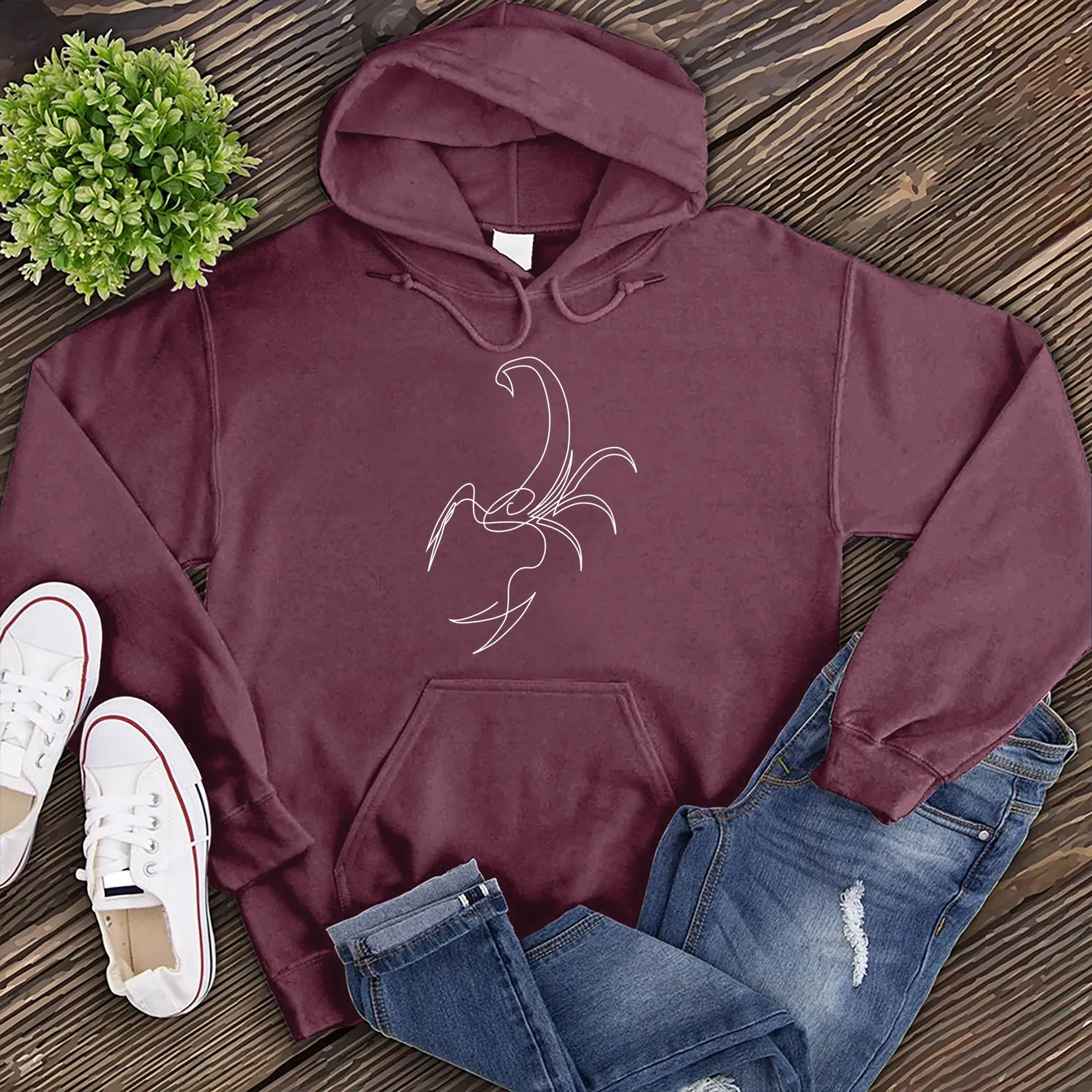 Scorpio Simple Outline Hoodie