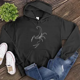 Scorpio Simple Outline Hoodie