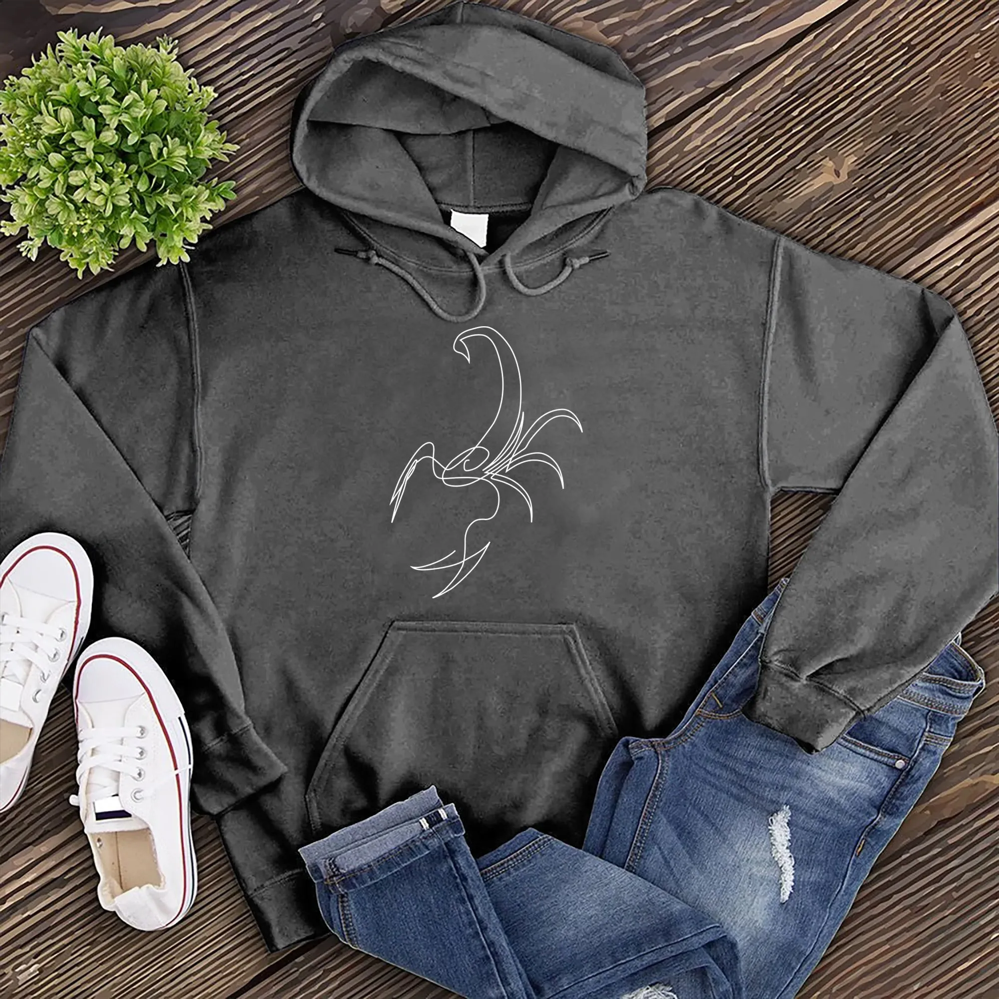 Scorpio Simple Outline Hoodie