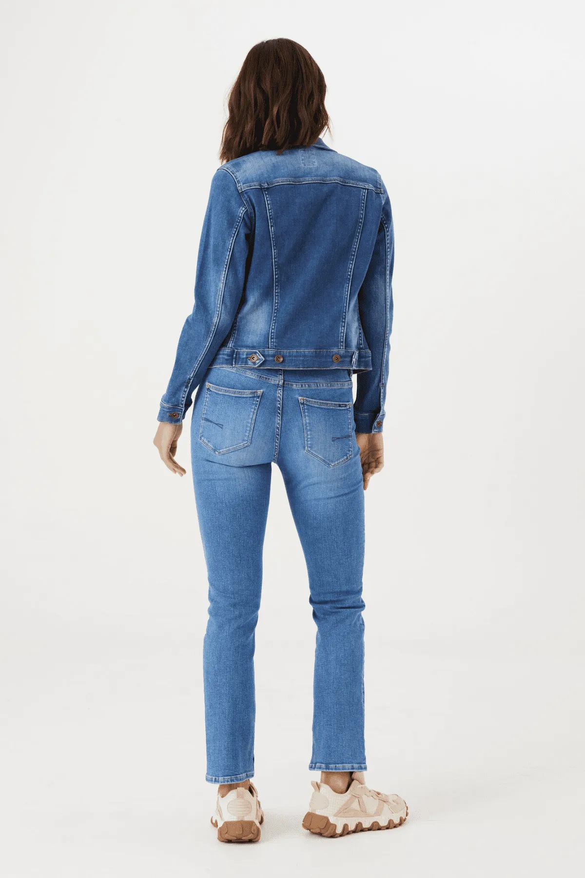 SOFIA SLIM FIT JACKET MEDIUM DENIM