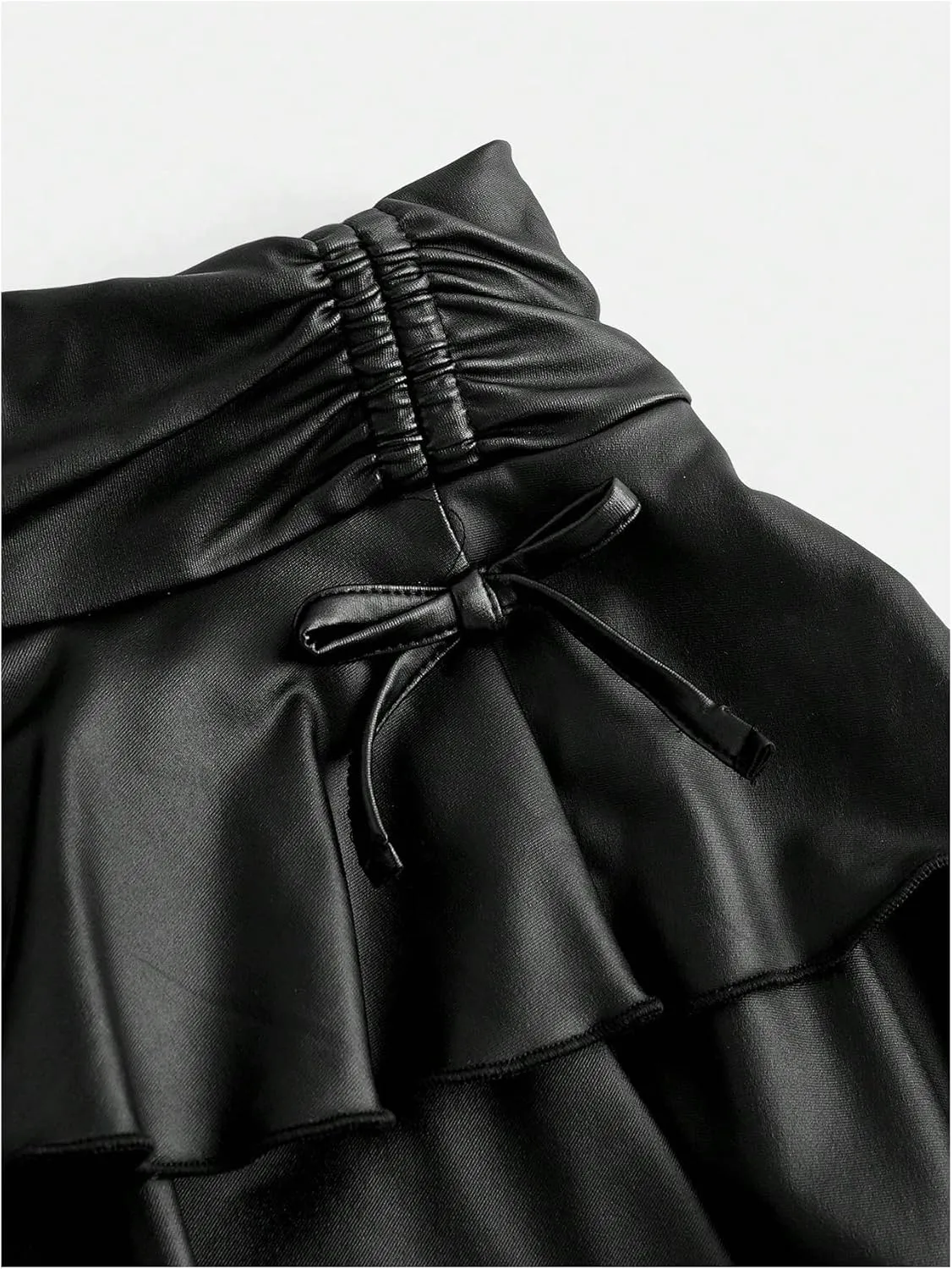 SOLY HUX Girl's Summer Mini Skirts High Waisted Ruffle Layered Skirts Swing Flowy Skater Tennis Skirt