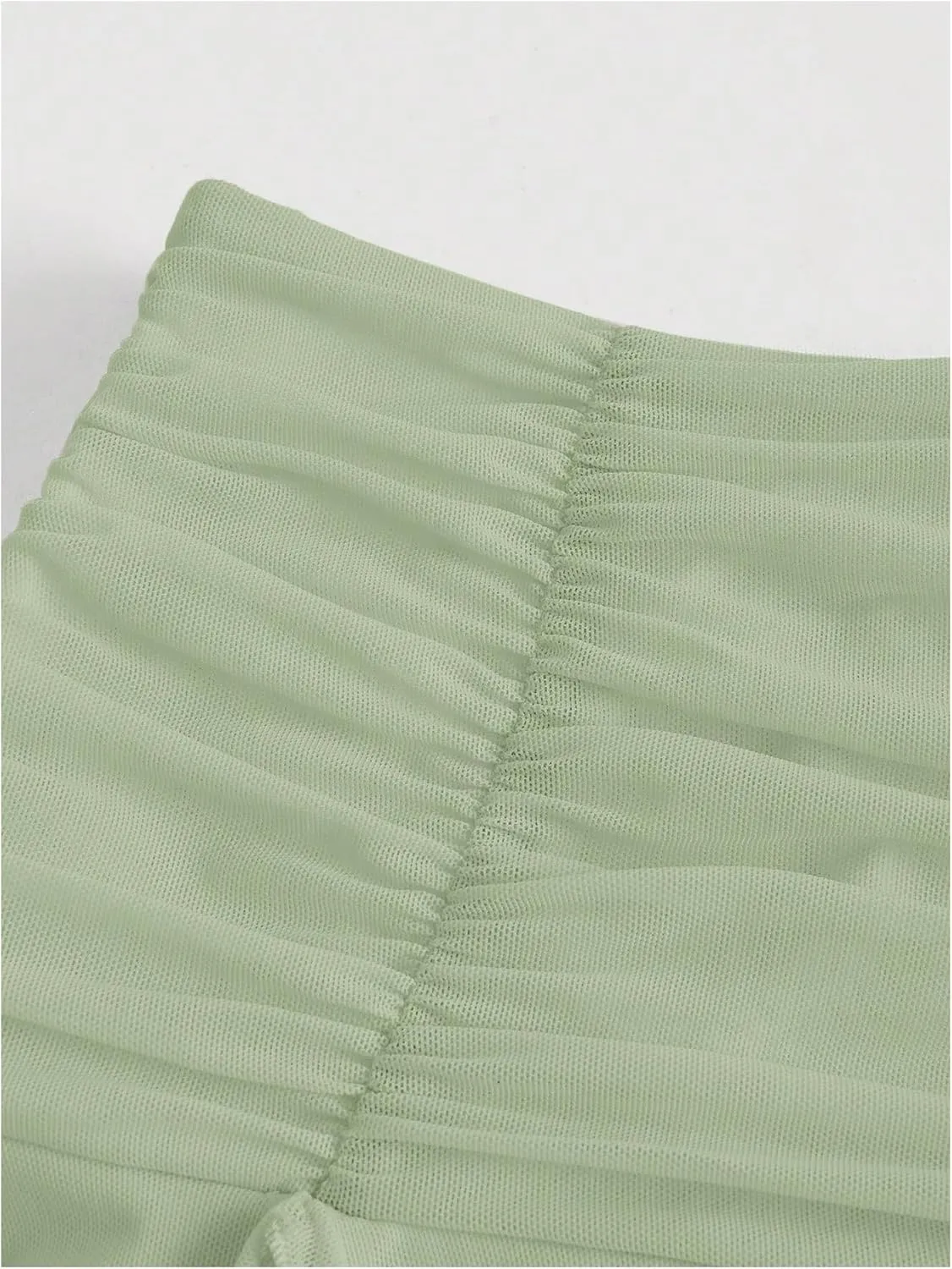 SOLY HUX Women's Summer Skirts High Waisted Ruffle Mini Skirts Flared Flowy Beach Short Skirt