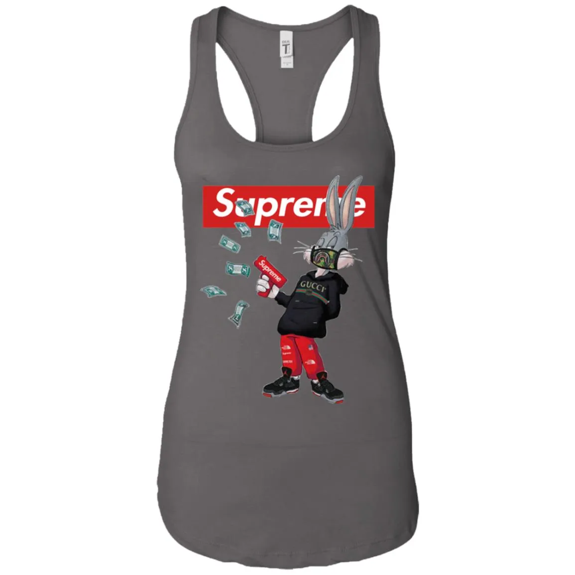 Supreme Rabbit Gucci Gang T-shirt Women Tank Top